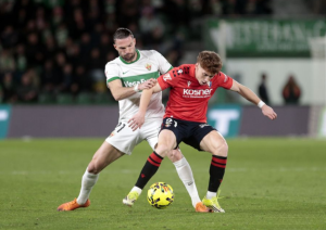 Elche vs Osasuna (03:00 – 14/02) | Xem lại trận đấu